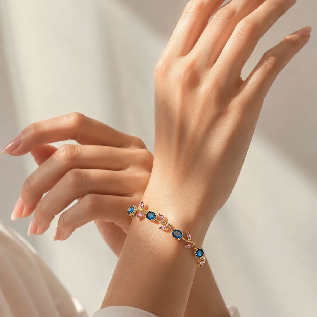Tulip Bracelet Blue